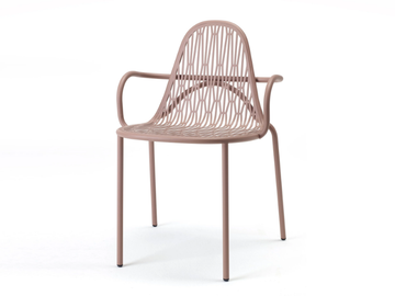 MALVASIA - Metal garden armchair with armrests by SCAB DESIGN - view 2